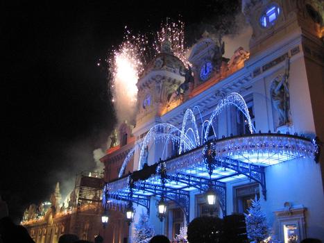 Casino de Monte Carloau passage du nouvel an