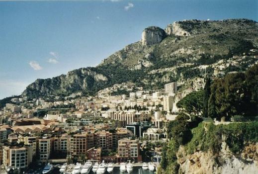 The Fontiveille section of Monaco built entirely on a 22 hectare landfill including a port