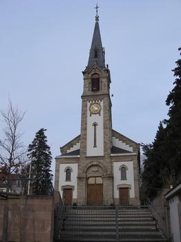 Eglise protestanteOberhausbergen, Bas-Rhin (67), Alsace, France