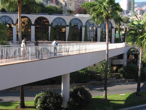 Les Terrasses de FontvieillePasserelle au dessus de l'Avenue Albert IIPrincipauté de Monaco