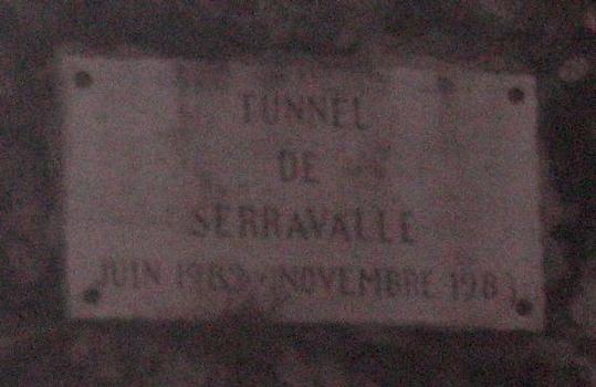 Tunnel du SerravalleMonaco-Ville