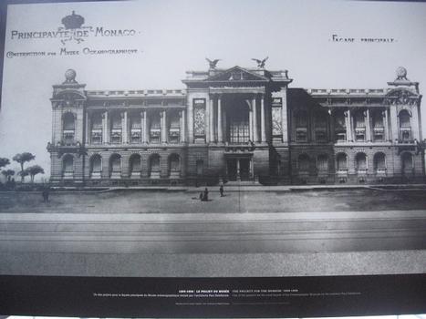 Musée OcéanographiqueProjet de la façade principale, Principauté de Monaco: Musée Océanographique Projet de la façade principale, Principauté de Monaco