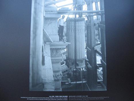 Musée Océanographique, Principauté de MonacoPose d'une colonne