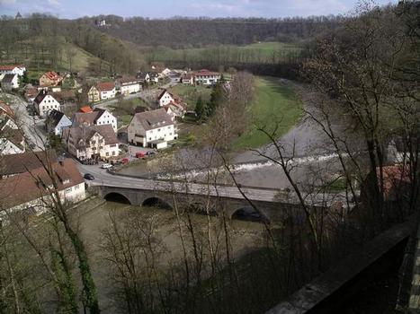 Pont sur la Jagst à Kirchberg