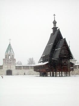 Church of the Transfiguration of Jesus, Ipatiev monastery, destroeyd fire 2003, Kostroma, Kostromskaya Oblast, Russia
