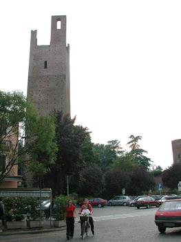 Tower in Rovigo, Italy Ruins of the Castle (10th century)