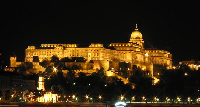 Königspalast der Budaer Burg in Budapest