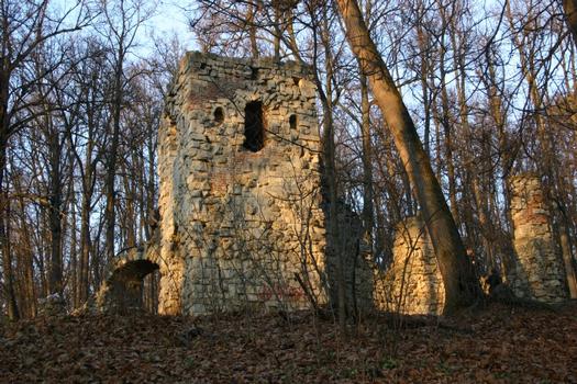 Tsaritsino - Tower ruin (1804-1805) by architect I. V. Egotov