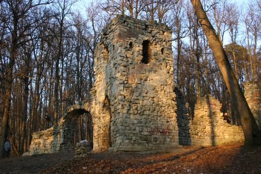 Tsaritsino - ruine d'une tour construite par l'architecte I. V. Egotov en 1804-1805