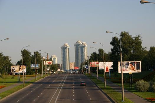 Minskaya ulitsa part of Moscow Fourth Ring Road