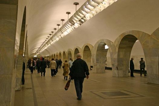 Kuznetsky Most metro station in Moscow