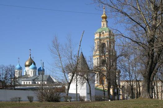 Novospassky Monastery in Moscow founded in the 14th century part of monastery: belltower