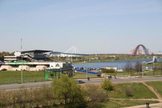 Ruderkanal in Krilatskoye, der für die olympischen Spiele in Moskau (1980) benutzt aber schon 1973 errichtet wurde