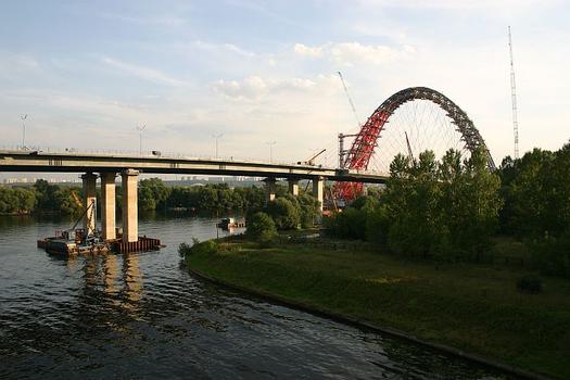 Serebyany Bor Bridge, Moscow