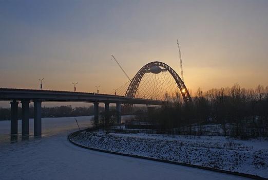 Serebrjanij Bor-Brücke, Moskau
