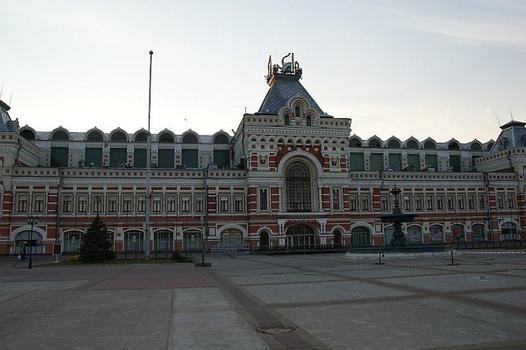 Makaryev Fair, Nizhny Novgorod, Nizhny Novgorod Oblast, Russia. Main building completed in 1890