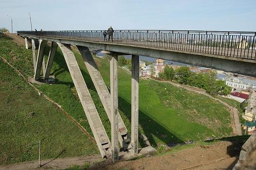 Pedestrian Bridge 1, nab. Fedorovskogo, Nizhny Novgorod, Nizhny Novgorod Oblast, Russia