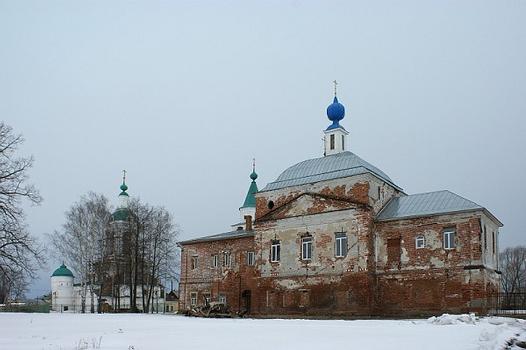 Abraham monastery founded in the 11th century and one of the oldest in Russia. Its cathedral, commissioned by Ivan the Terrible in 1553. Rostov, Yaroslavl Oblast, Central Federal District, Russia