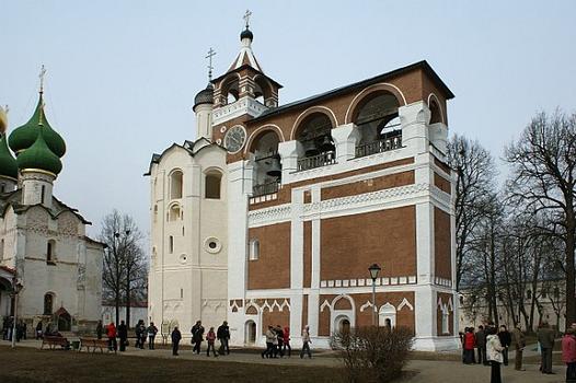Belltower 16-17 century, Spaso-Evfimievskij Monastery, Suzdal, Vladimirskaya Oblast, Russia