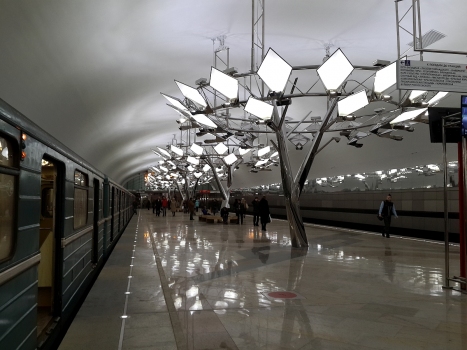 Troparyovo metro station. open 2014 55.645576, 37.471892
Sokolnicheskaya Line