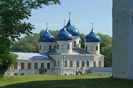 Krestovozdvizhensky Cathedral, Yuriev Monastery, Novgorod, Novgorod oblast, oblast in Northwestern Federal District, Russia