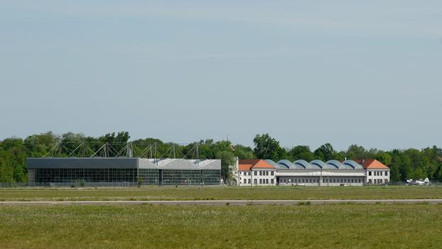 Aircraft hangar of the Deutsches Museum near Munich