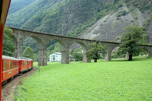 Helical viaduct at Brusio