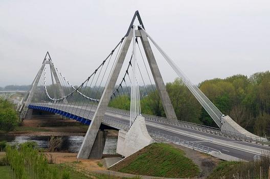 Pont suspendu sur la Loire à Saint-Just-Saint-Rambert