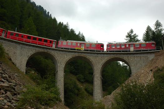 Viaduc du Val Pila, ligne de la Bernina, Km 31.7