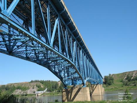 Peace River Bridge, Alaska Highway, Taylor / British Columbia