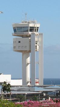 Kontrollturm am Flughafen Arrecife, Lanzarote