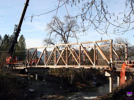 Reconstruction du pont couvert de Wimer