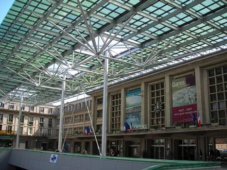 Glasdach am Bahnhof Amiens