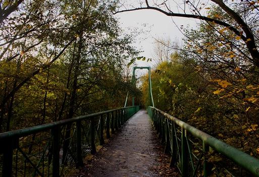 Baška Footbridge Across the Ostravice River
