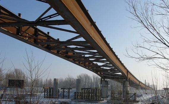 D47 Motorway bridge crossing Odra river, Ostrava