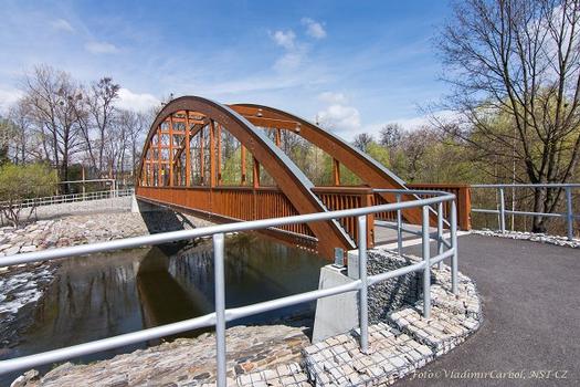 Geh- und Radwegbrücke Valašské Meziříčí