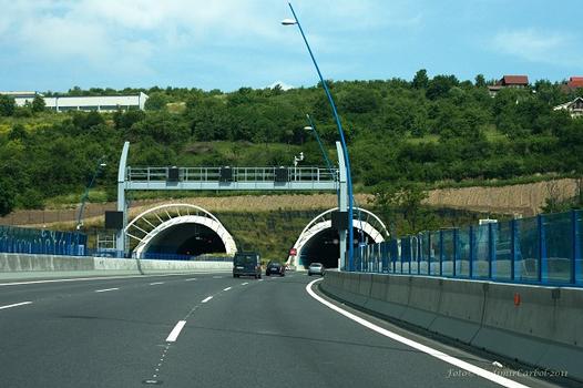 Tunnel Portals seen from Radotín side of the tunnel