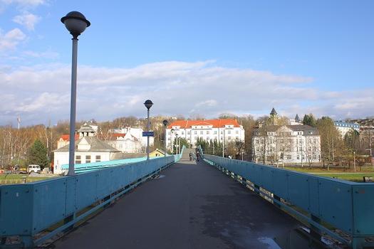 Ostravice River Footbridge in Ostrava