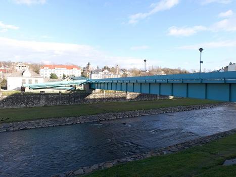Ostravice River Footbridge in Ostrava
