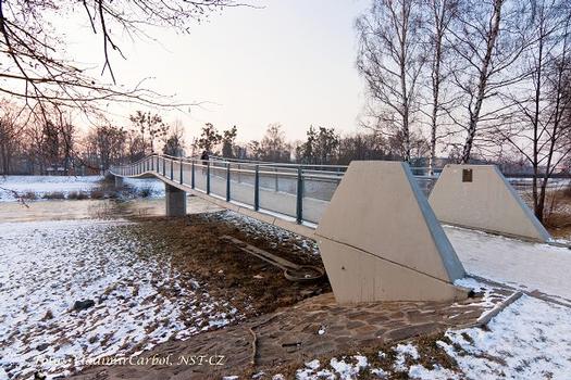 Foot and Bicycle Bridge in Frýdek-Místek