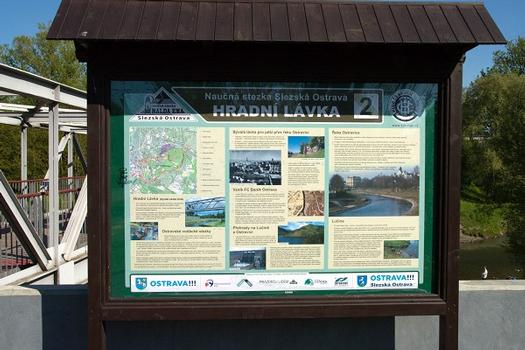 Castle Footbridge information board