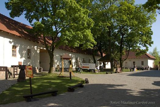 Silesian-Ostrava Castle courtyard