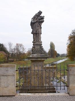 Saint John's Statue on the Bridge in Litovel