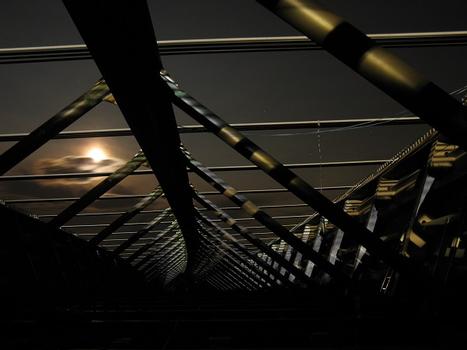 The Lochkov bridge night scenery