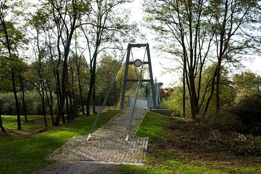 The Mošnov Footbridge across the Lubina River