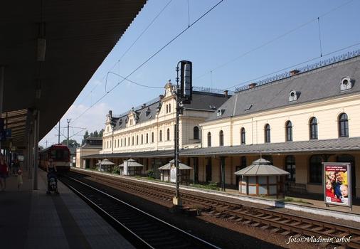 Ostrava-Svinov Railway Station seen from the platform