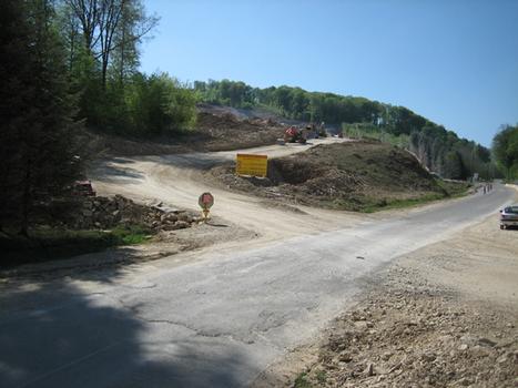 Viaduc du Pertuis: Préparation accès chantier