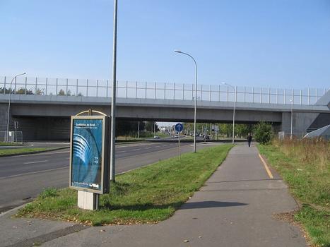 A 113 Brücke / Bundesstraße 96a Am Seegraben in Schönefeld Land Brandenburg
