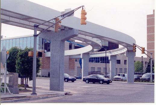 Clarian Health People Mover at Methodist Hospital Station