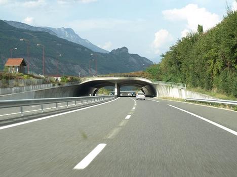 Vue depuis l'autoroute - Direction Gap -> Grenoble